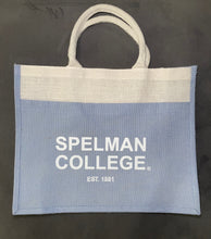 Load image into Gallery viewer, Spelman College Jute Tote Bag