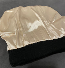 Load image into Gallery viewer, Classic Black Satin Lined Beanie
