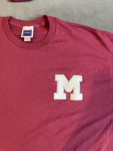 Load image into Gallery viewer, Maroon Varsity M Shirt
