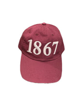 Load image into Gallery viewer, Maroon 1867 Dad Hat
